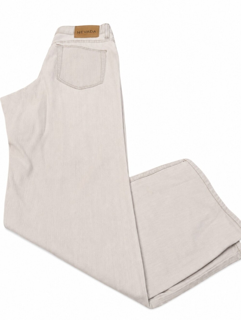 Nevada Men’s 34x33 Tan Beige Straight Fit Jeans Casual Denim Pants Classic Style